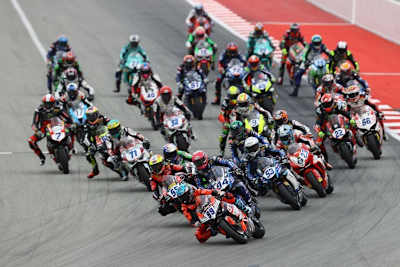 Das Teilnehmerfeld der Supersport-WM in Assen ist groß