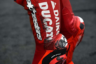 Das Jerez-Rennen hinterließ bei Bagnaia sichtbare Spuren