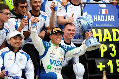 Platz 3 für den jungen Isack Hadjar in Zandvoort