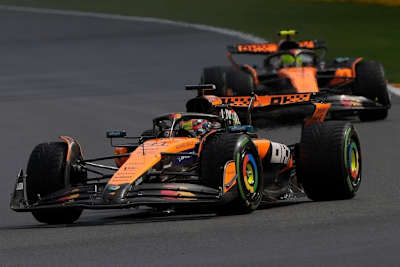 Oscar Piastri vor Lando Norris