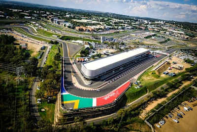 Die südafrikanische Rennstrecke Kyalami
