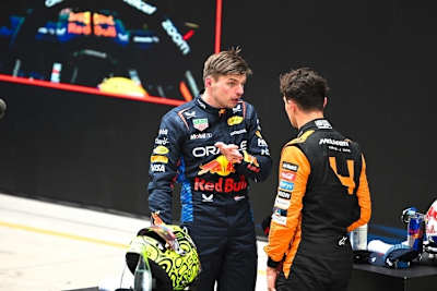 Max Verstappen und Lando Norris