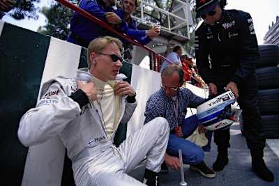 Mika Häkkinen 1998 in Monte Carlo