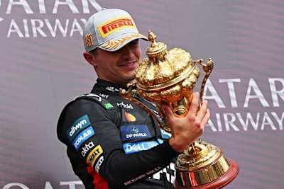 Lando Norris in Silverstone