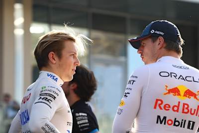 Liam Lawson und Max Verstappen