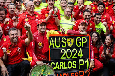 So feierte Ferrari in Australien