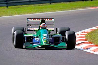 Andrea de Cesaris im Jordan-Rennwagen