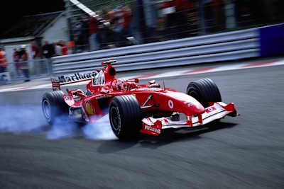 Michael Schumacher 2004 in Belgien
