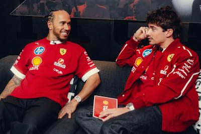 Lewis Hamilton und Charles Leclerc