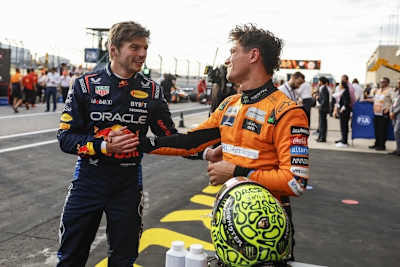 Max Verstappen und Lando Norris