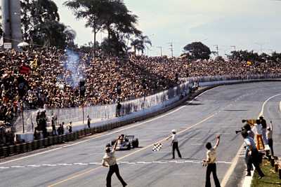 Sieg von Emerson Fittipaldi 1973 in Interlagos