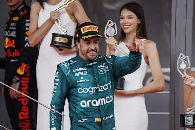 Fernando Alonso 2023 in Monaco
