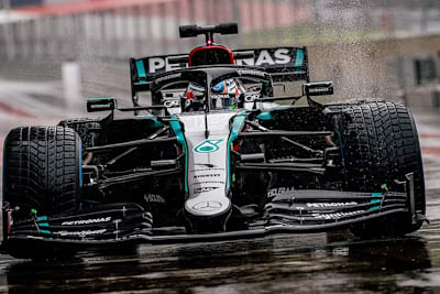 Kimi Antonelli beim Privattest von Mercedes in Silverstone