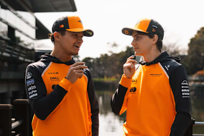 Lando Norris und Oscar Piastri in China