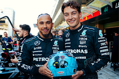 Lewis Hamilton und George Russell