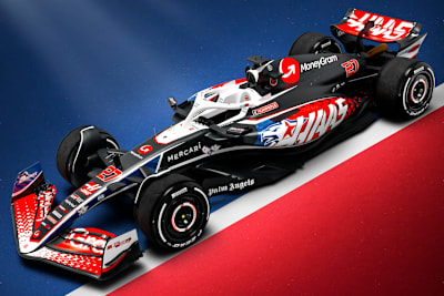 So sieht der Haas-Rennwagen von Nico Hülkenberg in Texas aus