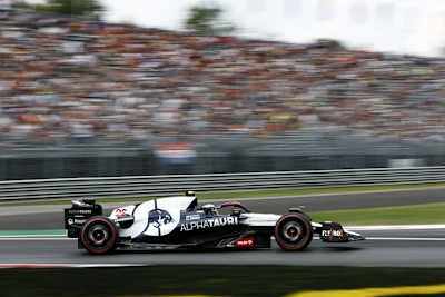 Yuki Tsunoda mit dem 2023er Rennwagen von AlphaTauri