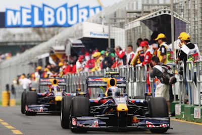 Sebastian Vettel und Mark Webber in Australien 2009