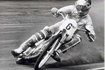 Kelvin Tatum 1995 auf seiner Fahrt zum WM-Titel auf der Langbahn in Scheeßel