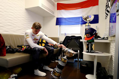 Ein ruhiger Moment nach dem ersten GP-Sieg 2016