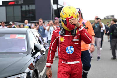 Lewis Hamilton nach seinem Ausfall in Zandvoort