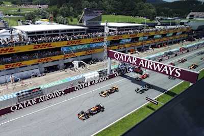 Start zum Grand Prix von Österreich