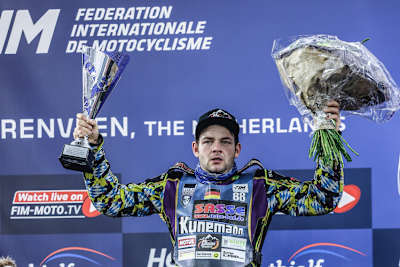 Max Niedermaier, Eisspeedway-Vizeweltmeister 2024 in Heerenveen