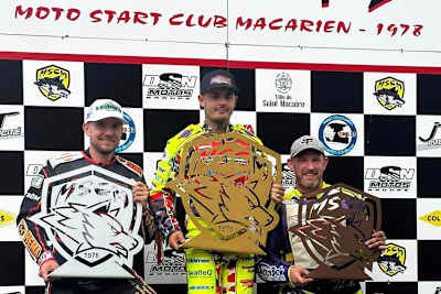 Die Sieger von St. Macaire: Romano Hummel, Kenneth Kruse Hansen (l.) und Paul Cooper (r.)