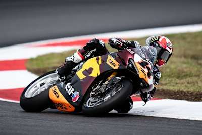 Sam Lowes testete für einen Tag im MotorLand Aragon