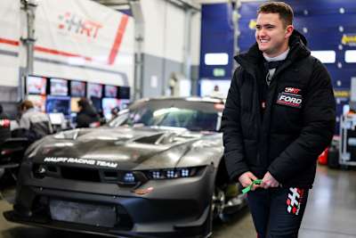 Dennis Fetzer konnte den Ford Mustang GT3 bereits testen