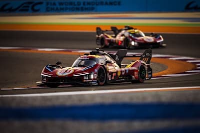 Die beiden Werks-Ferrari 499P