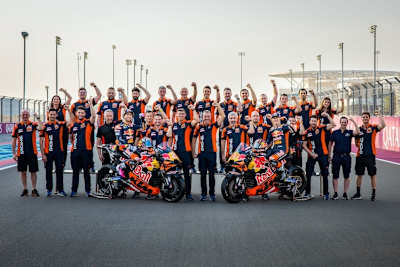 Die MotoGP-Mannschaft von Red Bull KTM Tech3