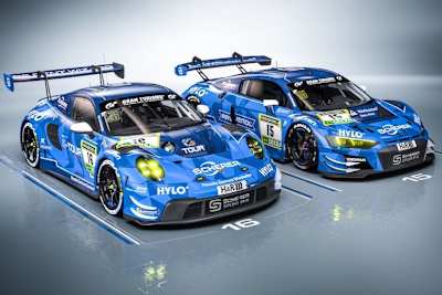 SCHERER SPORT PHX mit Audi und Porsche beim 24h-Rennen auf dem Nürburgring