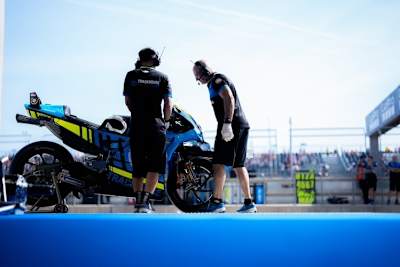 Beim kommenen MotoGP-Test soll ein Moto2-Pilot die Trackhouse-Aprilia bewegen