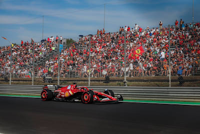 Charles Leclerc in Monza