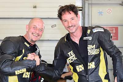 Markus Schlosser (re.) und Marcel Fries wolles es noch einmal wissen