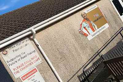 Das Mike Hailwood Center auf der Isle of Man