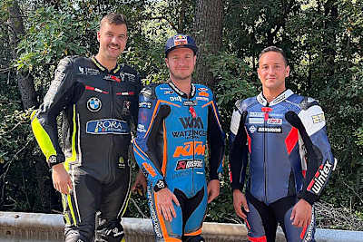 Altendorfer, Hörmann, Kronschläger (vlnr.): Der Kleinste war am Ende der Größte