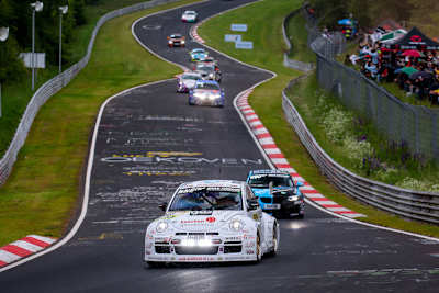 Einer der Publikumslieblings beim 24h-Rennen: Der VW Beetle RSR