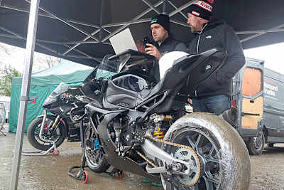 Michael Dunlop bei der Suche nach der optimalen Abstimmung