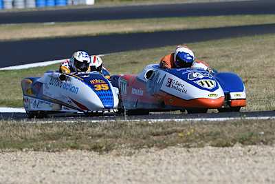 Bei den Seitenwagen geht es oft eng zur Sache