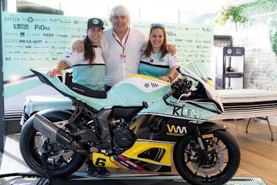 Maria Herrera mit Giovanni und Martina Cuzari