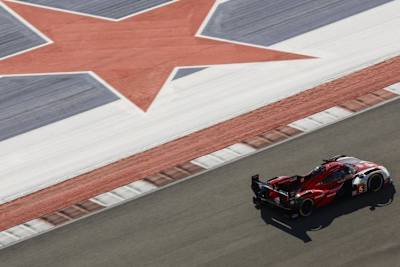 Ein Porsche 963 auf dem Circuit of the Americas