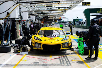 Traditionell in Gelb: Die Corvette Z06 LMGT3.R