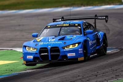  René Rast beim DTM-Test