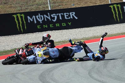 Nicht gut: Aldeguer räumte Marco Bezzecchi ab