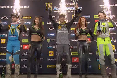 RJ Hampshire gewann in Anaheim vor Gordon Smith und Levi Kitchen