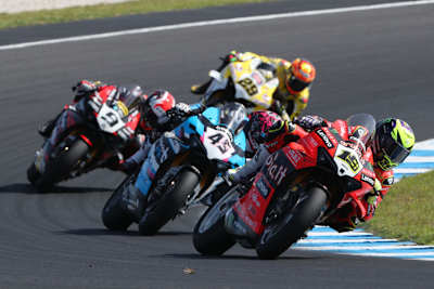 Alvaro Bautista beim Treffen mit SPEEDWEEK.com