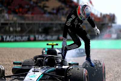 Motorschaden: Die Hoffnung auf Punkte von Andrea Kimi Antonelli ging in Barcelona in Rauch auf