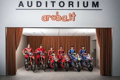 Das komplette Aruba-Aufgebot in Superbike-WM, MotoE und Motocross-WM